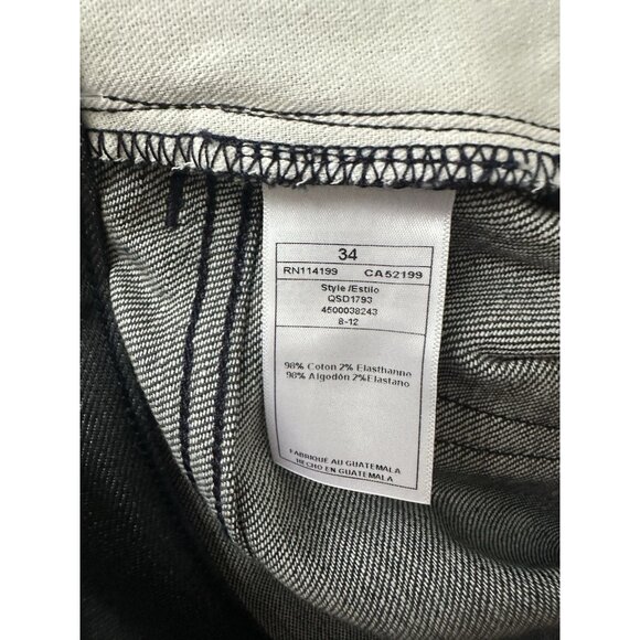 Quiksilver Men’s Jeans Revolver Straight Fit Size 34 x 32 New - Picture 14 of 16